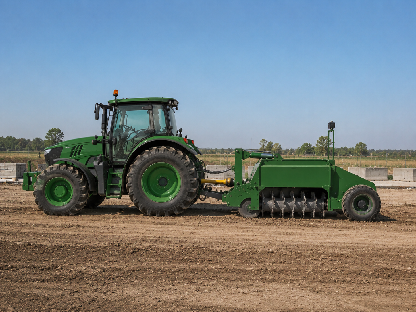 PTO driven soil stabilizer